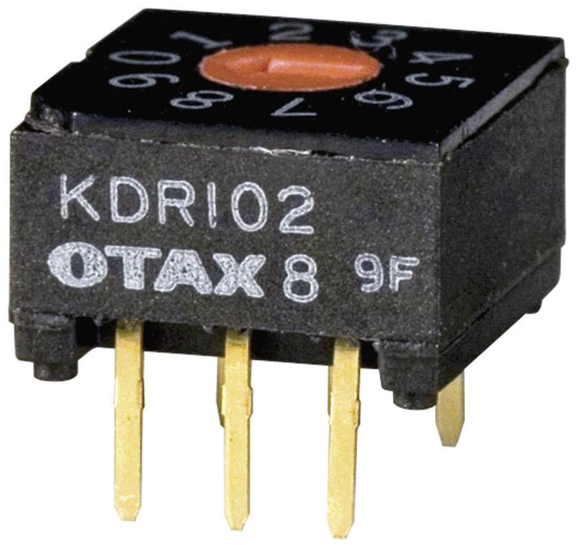 Coded rotary switch BCD 09 Switch postions 10 OTAX KDR102 45 pc(s
