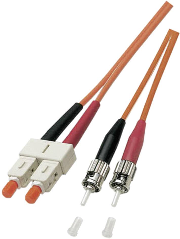 EFB Elektronik O6353.5 Fibreglass FO Cable 5.00 m Orange [1x ST plug - 1x SC plug] 50/125 µ Multimode OM2-0