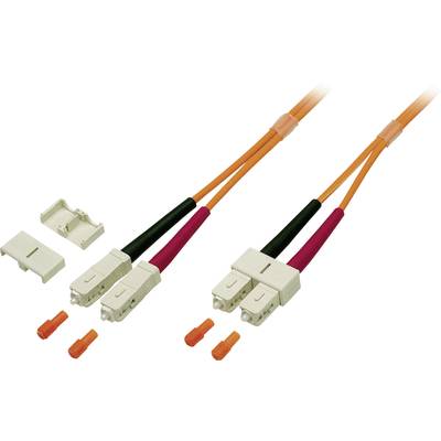 EFB Elektronik O6413.1 Fibreglass FO Cable [1x SC plug - 1x SC plug] 50/125 µ Multimode OM2 1.00 m