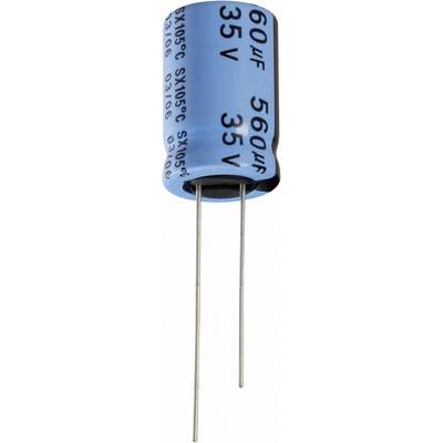 Yageo SX010M0047B2F-0511 Electrolytic capacitor Radial lead  2 mm 47 µF 10 V 20 % (Ø x H) 5 mm x 11 mm 1 pc(s) 