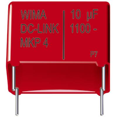 Wima DC-LINK MKP4 1 pc(s) MKP thin film capacitor Radial lead  75 µF 800 V DC 20 % 48.5 mm (L x W x H) 56 x 37 x 54 mm 
