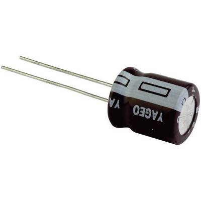 Yageo S5025M0047BZF-0605 Electrolytic capacitor Radial lead  2.5 mm 47 µF 25 V 20 % (Ø x H) 6 mm x 5 mm 1 pc(s) 