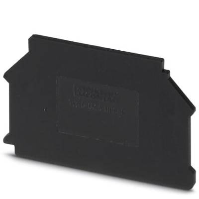 A black plastic adapter with a rectangular shape, potentially suitable for electronic or industrial applications.