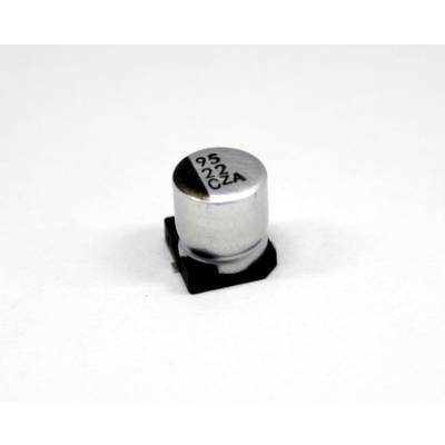 Europe ChemiCon EMZA500ADA220MF61G Electrolytic capacitor SMD   22 µF 50 V 20 % (Ø x L) 6.3 mm x 5.8 mm 1000 pc(s) Tape 