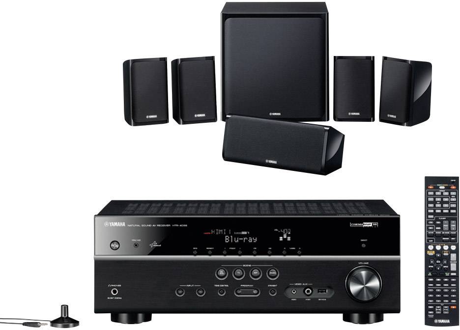 Yamaha YHT499 Home Theater System, , Black from