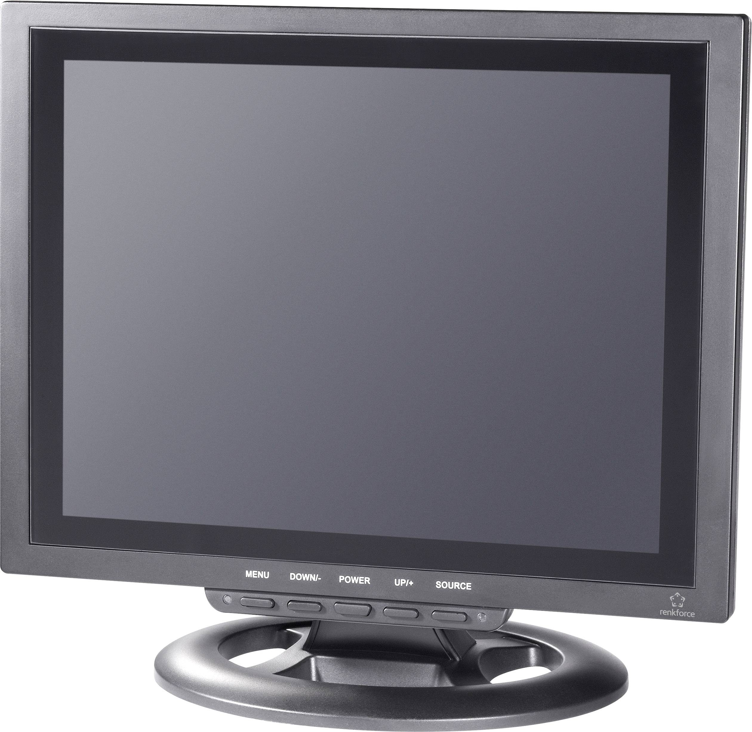 Renkforce 449238 LCD CCTV monitor EEC: C (A - G) 30.48 cm 12 inch 800 x 600 p Black