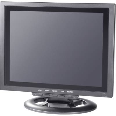 Renkforce 449238 LCD CCTV monitor EEC: C (A - G) 30.48 cm 12 inch 800 x 600 p Black