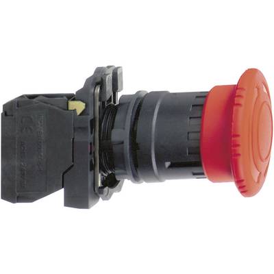 Schneider Electric XB5AS8445 Kill switch/EPO switch Front ring (steel), + kill switch, round, reset function, lockable 1