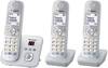 Panasonic KX-TG6823 Trio DECT, GAP Cordless analogue Answerphone Silver, Grey