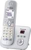 Panasonic KX-TG6821 DECT, GAP Cordless analogue Answerphone, Hands-free Silver, Grey