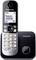 Cordless telephone with base station and illuminated display. Shows telephone number '1234567890'. Keypad with numbers and symbols.