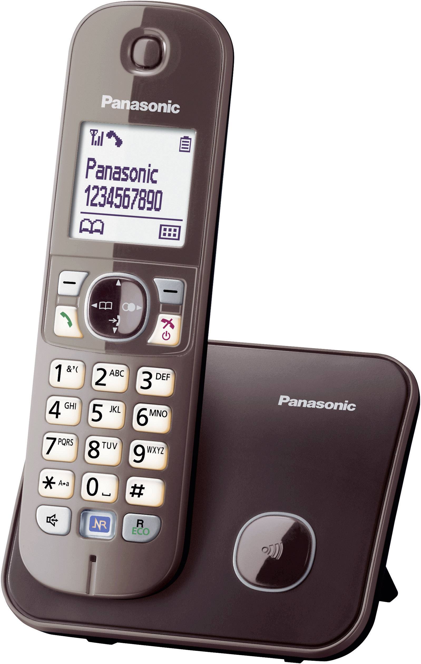 Panasonic KX-TG6811 DECT, GAP Cordless analogue Hands-free Mocha