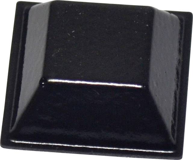 TOOLCRAFT PD2205SW Foot self-adhesive, square Black (L x W x H) 20.6 x 20.6 x 7.6 mm 1 pc(s)