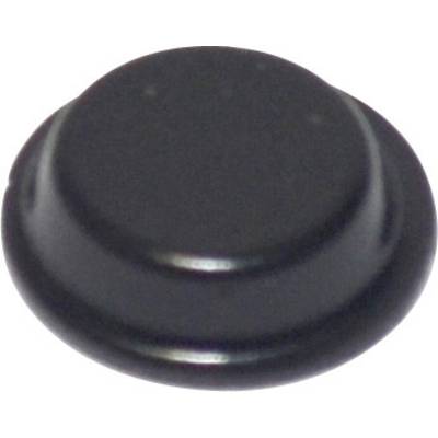 TOOLCRAFT PD2125SW Foot self-adhesive, circular Black (Ø x H) 12.7 mm x 3.5 mm 1 pc(s) 