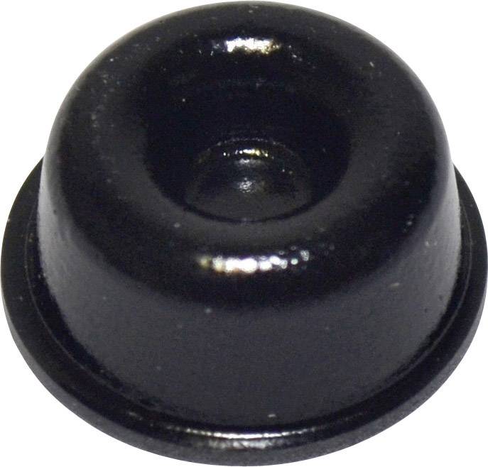 TOOLCRAFT PD2210SW Foot self-adhesive, circular Black (Ø x H) 22.3 mm x 10.1 mm 1 pc(s)