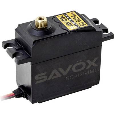 Savöx Standard servo SC-0254MG Digital servo Gear box material: Metal Connector system: JR-0