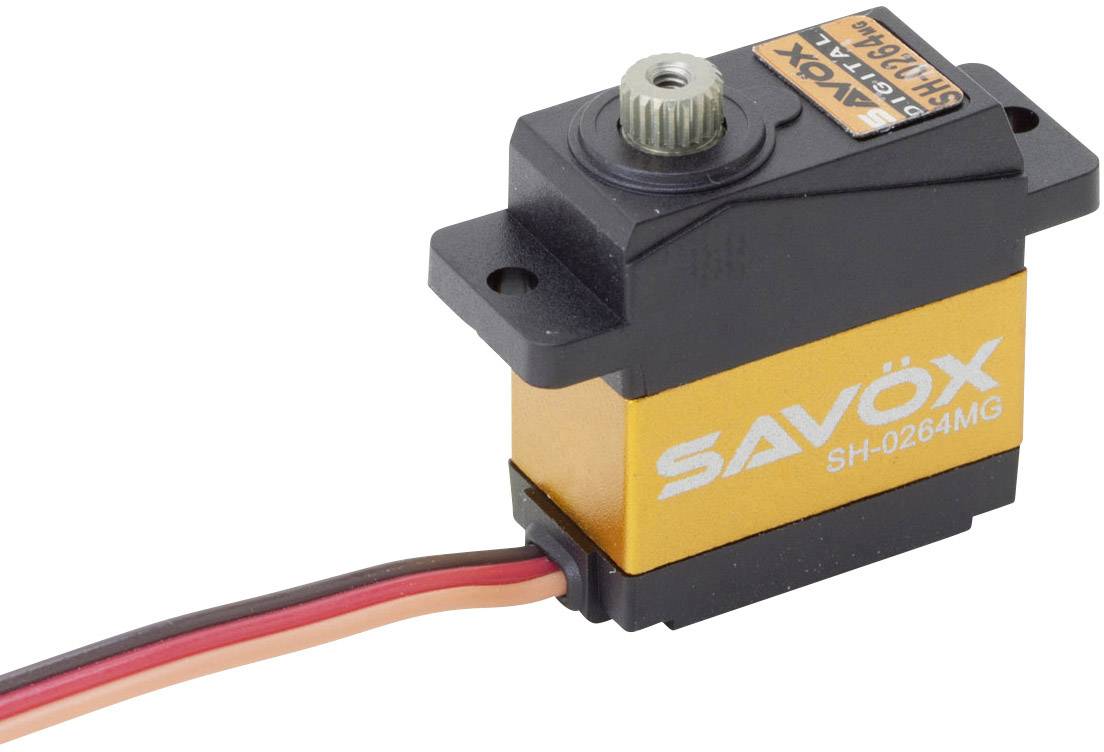 Savöx Mini servo SH0264MG Digital servo Gear box material Metal