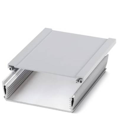 Aluminium profile with cover, square shape, suitable for LED strips. Ideal for modern lighting and decoration.
