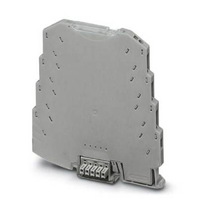 A grey, flat electrical component with multiple connections at the bottom.