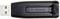 Verbatim USB flash drive with a capacity of 128 GB, manufactured from black plastic.