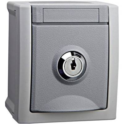 VIKO  Wet room switch product range  PG socket (lockable) Pacific Grey 90591043-DE