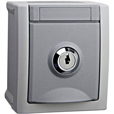 VIKO  Wet room switch product range  PG socket (lockable) Pacific Grey 90591044-DE
