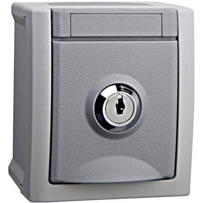 VIKO  Wet room switch product range  PG socket (lockable) Pacific Grey 90591045-DE