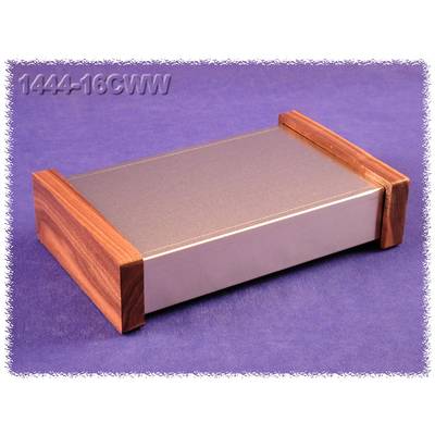 Metal container with wooden corners on a purple background, marked as '1444-16CWW'.