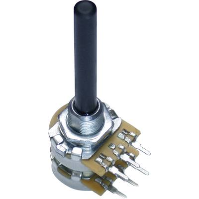 Potentiometer Service 9707 9707 Single turn rotary pot  Stereo 0.25 W 47 kΩ 1 pc(s) 
