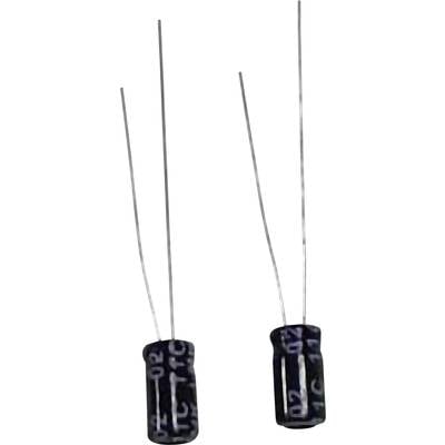   Subminiature electrolytic capacitor Radial lead  2 mm 47 µF 16 V 20 % (Ø x H) 5 mm x 7 mm 1 pc(s) 