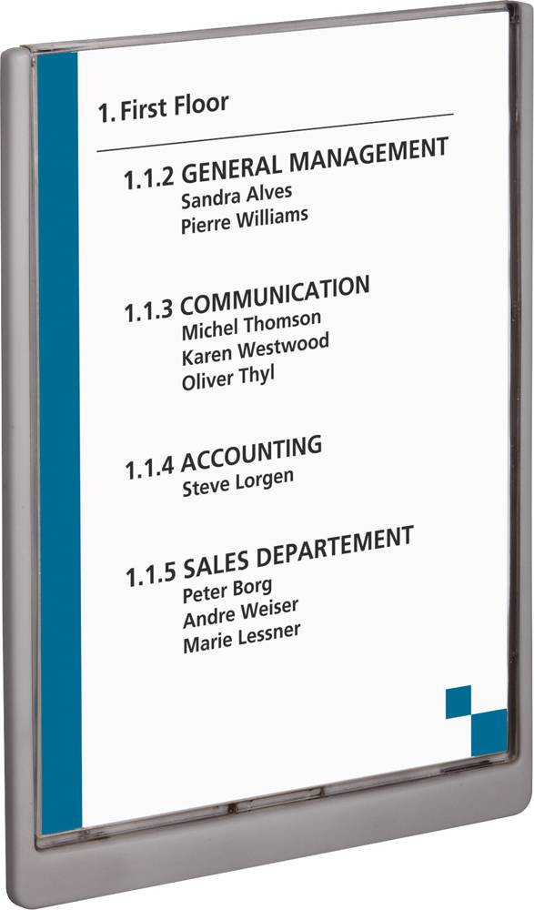 Durable Door sign 486737 (W x H) 210 mm x 297 mm Graphite 486737