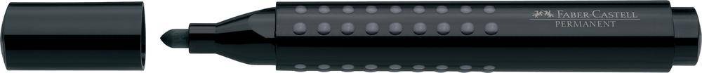 Faber-castell grip marker permanent, round tip, Black 150499 (4005401504993)