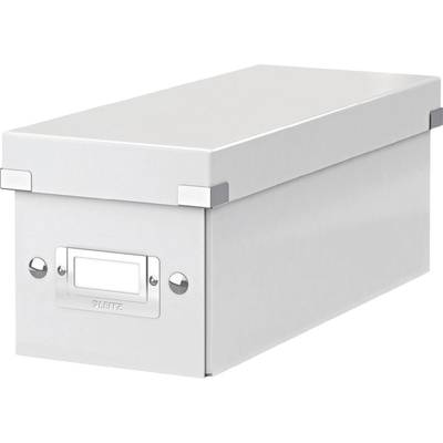 Grey metal archive box with label holder on the front. Suitable for storing documents or small items.