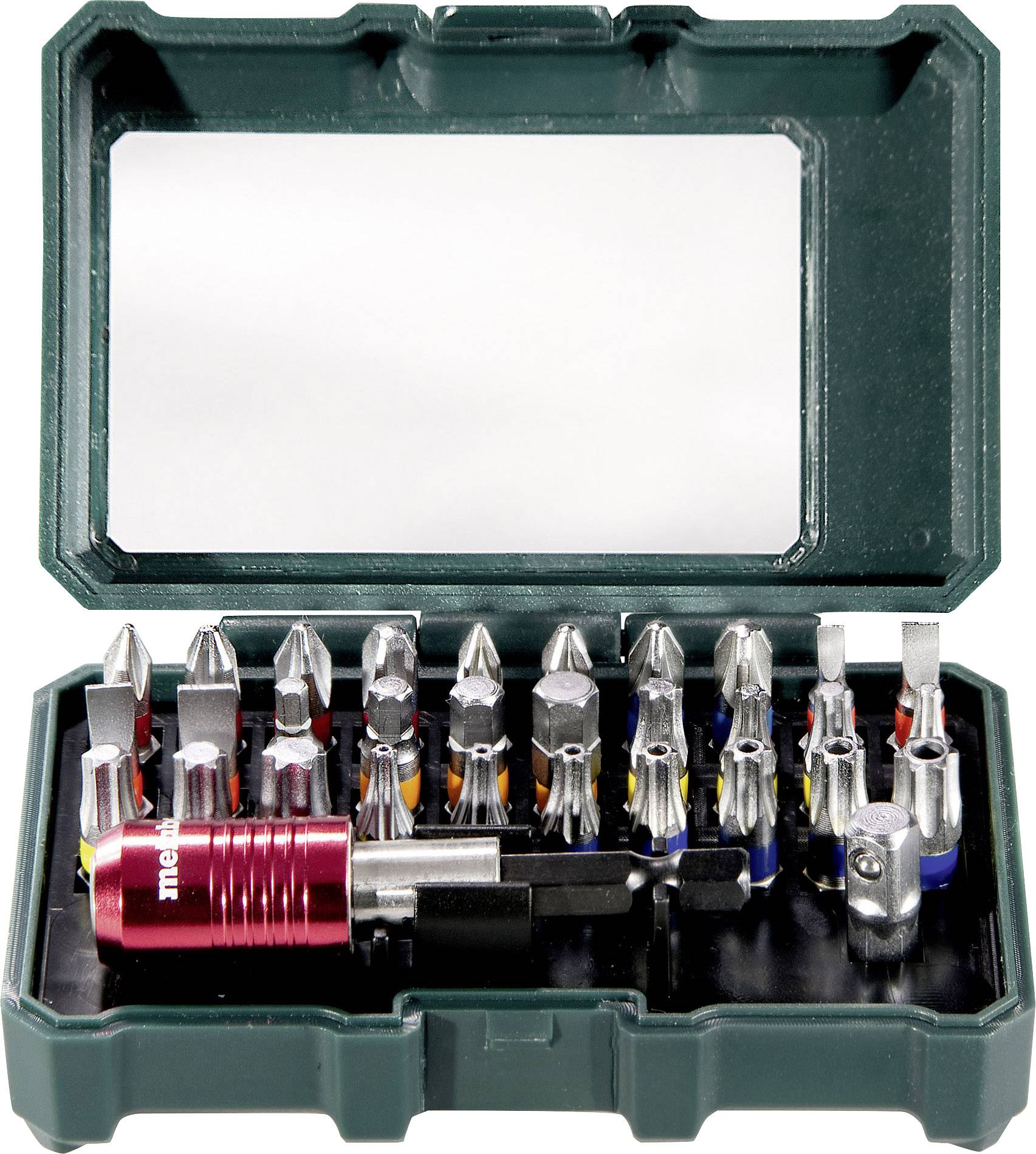 Metabo Promotion 626700000 Bit set 32-piece Slot, Phillips, Pozidriv, Allen, Star, Star TH