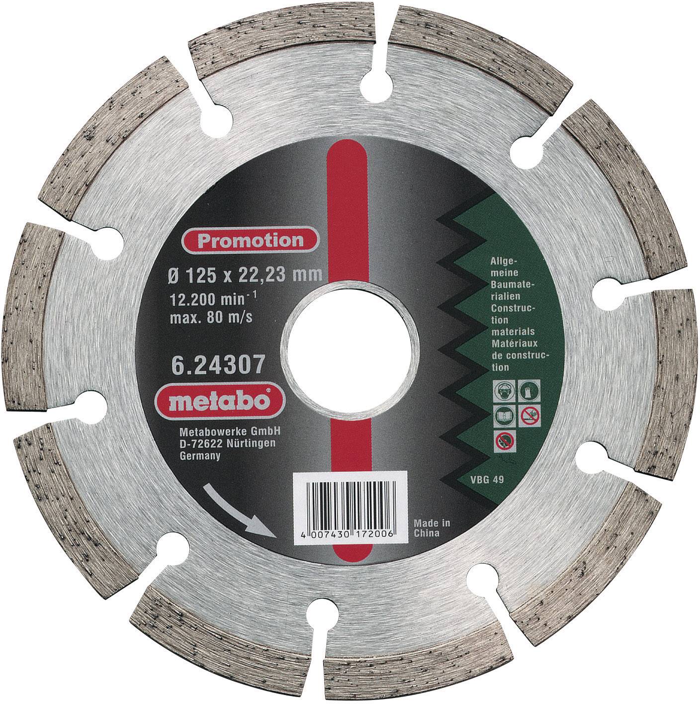 Metabo 624310000 Diamond cutting disc Diameter 230 mm 1 pc(s)