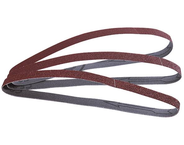 Wolfcraft 1725000 Sandpaper belt Grit size 80 (L x W) 457 mm x 13 mm 3 pc(s)