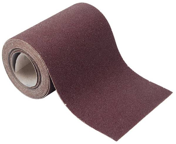 Wolfcraft 1740000 Sandpaper roll Hook-and-loop-backed Grit size 80 (L x W) 4 m x 115 mm 4 m