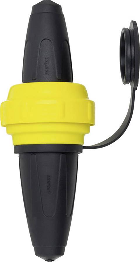 Schneider Electric 535451 Safety plug Rubber 250 V Black, Yellow IP44-0