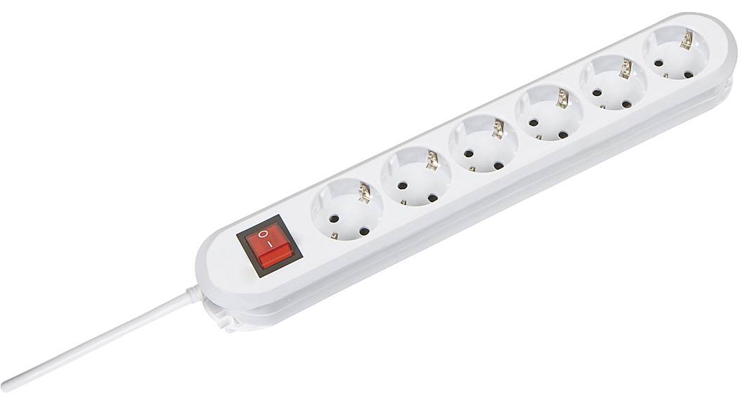 Bachmann 381.251K Power strip (+ switch) 6x White PG connector 1 pc(s)