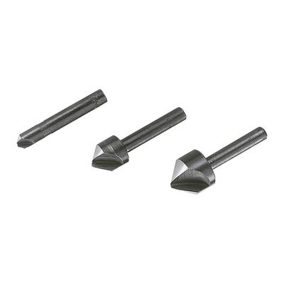 Wolfcraft 2504000 Countersink set 3-piece 6 mm, 12 mm, 16 mm Tool steel Cylinder shank 1 Set