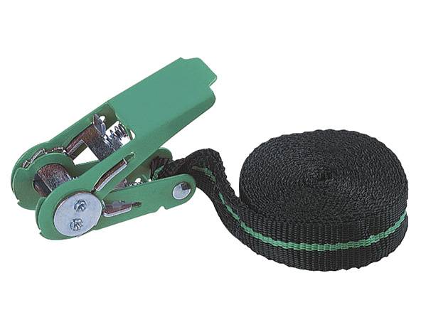 Wolfcraft 3418000 Mono strap Low lashing capacity (single/direct)=90 daN (L x W) 4 m x 25 mm Ratchet EN 12195-2