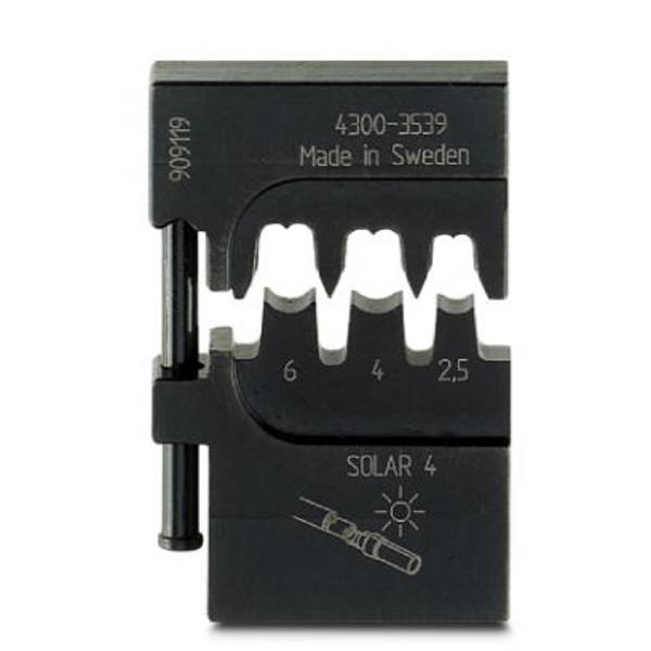 Phoenix Contact CRIMPFOX-M SR 6-2/DIE 1212472 Crimp die PV connector Suitable for (pliers) MC4 2.5 up to 6 mm² Suitable for brand (pliers) Phoenix Contact 469547