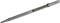 Silver mechanical pencil with a hexagonal shaft and a shiny clip on the side.