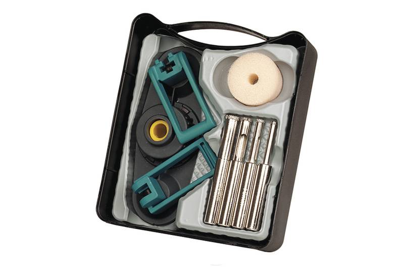 Wolfcraft 8771000 Tile drill bit 4-piece Cylinder shank 1 Set