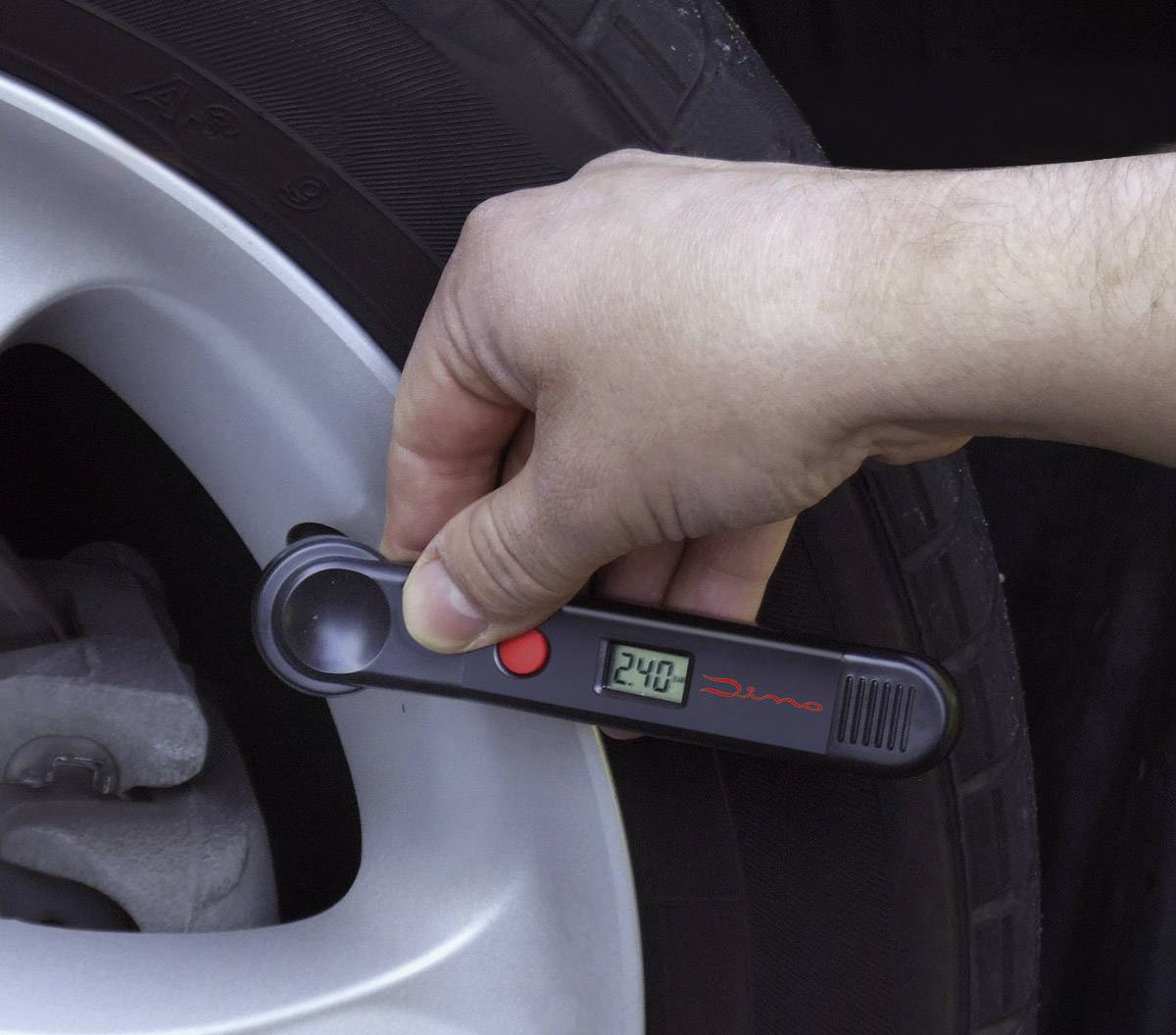 DINO 130006 Tyre pressure gauge Digital Air pressure reading range 6.9 bar (max.)-1