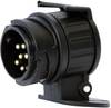 DINO 130007 Trailer adapter [13-pin socket - 7-pin plug] ABS plastic