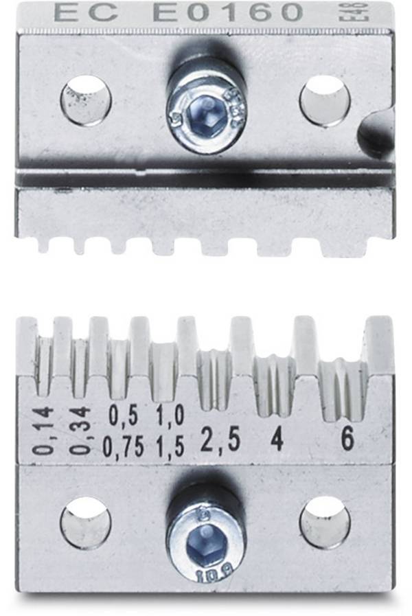 <br> Phoenix Contact<br> CF 500/DIE AI 6<br> 1212238<br> Crimp die<br> Ferrules<br> <br> 0.08 up to 6 mm²<br> <br> <br> Suitable for brand (pliers) Phoenix Contact<br> 467893, 469887<br>