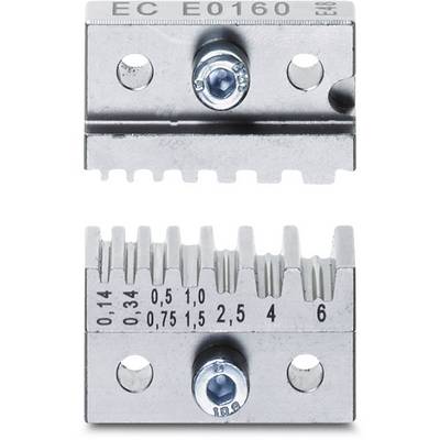 Metal template for measuring diameter sizes, ranging from 0.14 to 6 mm. Includes adjustment screws.