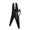 A black cable stripping tool with an ergonomic handle, suitable for precise work in electrical installations.