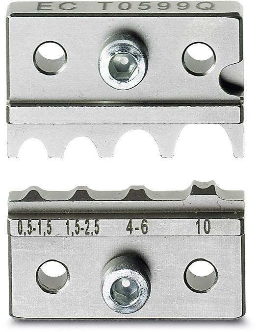 A silver comb attachment for a hair clipper with various cutting length markings: 0.5-1.5, 1.5-2.5, 4-6, 10 mm.